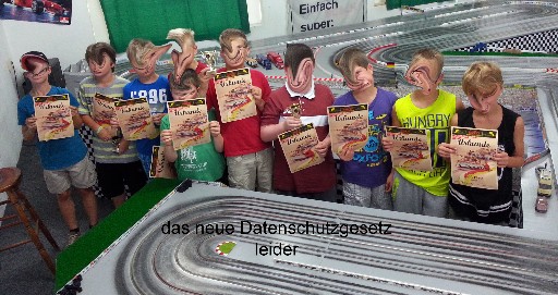 Carrera Ninco Scaleauto Sideways Rennbahn Northeim Katlenburg Herzberg Harz Osterode Slotracing Carrera Kindergeburtstag Feier Autorennbahn